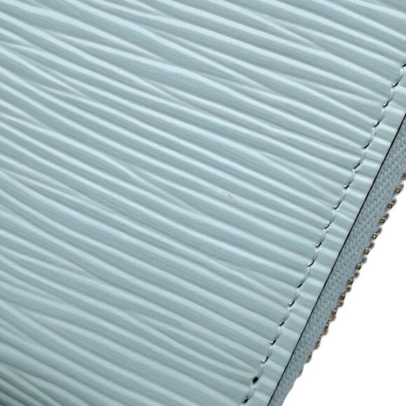 LOUIS VUITTON Zippy Wallet Epi Leather Light Blue M82141 - Picture 7 of 13